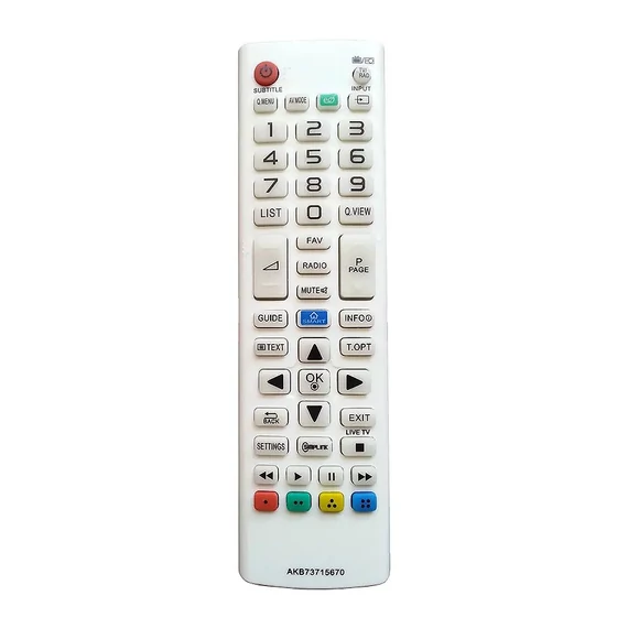 PIL6316 AKB73715670 Utángyártott távirányító LG SMART LED TV-hez (fehér)