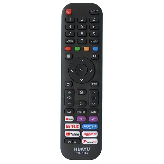 PIL6465 RM-L1665 távirányító HISENSE Smart TV-hez, utángyártott