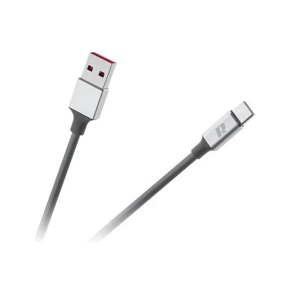 RB-6011-100-B USB kábel, USB 3.0 dugó - Type C dugó, 1m REBEL