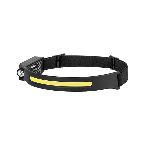 Rebel COB LED fejlámpa, 1200mAh akkumulátorral, 3W LED + 5W COB LED