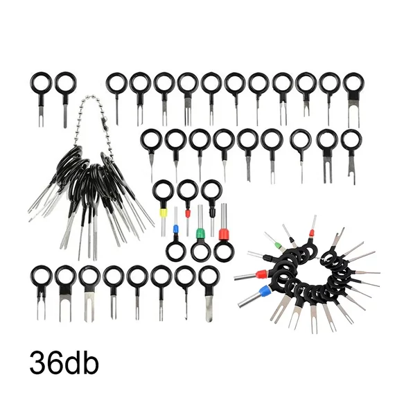Univerzális csatlakozó (pin) kiszedő készlet 36db