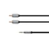 Kép 1/2 - KM0311 Krüger&Matz 3,5mm jack - 2RCA kábel, 3m