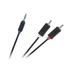 Kép 1/2 - KPO3952-10 3,5 Jack-2RCA kábel 10m Cabletech standard