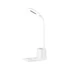 Kép 1/6 - RB-6302-W Asztali LED lámpa, vezeték nélküli töltővel, fehér színű