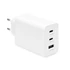 Kép 1/2 - Hálózati gyorstöltő, fehér színű, Power Delivery és Quick Charge funkcióval, 65W