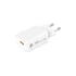 Kép 1/3 - Hálózati USB töltő, fehér színű, USB 5V 2400mA