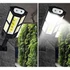 Kép 7/9 - HTS0047B Falra szerelhető mozgásérzékelős szolár COB LED lámpa távirányítóval
