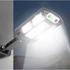Kép 8/9 - HTS0047B Falra szerelhető mozgásérzékelős szolár COB LED lámpa távirányítóval