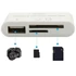 Kép 3/3 - KOM0563-IP 3in1 Kártyaolvasó Lightning csatlakozóval, SD/MicroSD/USB