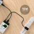 Kép 3/3 - KOM5016 USB DC kábel, 5,5x2,5mm csatlakozóval, 1m