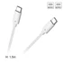 Kép 1/2 - KPO4025-1.5 USB kábel, USB 3.0 Type-C dugó - dugó kábel, 1,5m