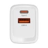 Kép 3/6 - Krüger&amp;Matz hálózati gyorstöltő, fehér színű, Power Delivery és Quick Charge funkcióval, 65W GaN