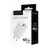 Kép 6/6 - Krüger&amp;Matz hálózati gyorstöltő, fehér színű, Power Delivery és Quick Charge funkcióval, 65W GaN