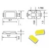 Kép 4/4 - LED-SMD016 SMD LED dióda 5730 3V 60mA 3200K (TV háttérvilágítás) 5db/cs.