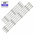 Kép 1/4 - LED-TV099 Háttérvilágítás SAMSUNG 43coll LED TV-be, 4+3LED, 8db/csom