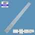 Kép 1/5 - LED-TV336A Háttérvilágítás VESTEL 43coll LED TV-be 9+8LED 4db/cs (2A+2B)
