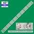 Kép 1/4 - LED-TV387 Háttérvilágítás CHANGHONG 43coll LED TV-be 9LED 3db/cs