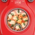 Kép 12/13 - TSA3238 Pizza sütő, Teesa Supreme+, piros, 32cm 1300W
