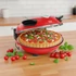 Kép 13/13 - TSA3238 Pizza sütő, Teesa Supreme+, piros, 32cm 1300W
