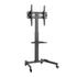 Kép 1/12 - Univerzális TV és monitor tartó mobil állvány polccal, 32-55coll, 35kg Cabletech