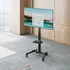 Kép 11/12 - Univerzális TV és monitor tartó mobil állvány polccal, 32-55coll, 35kg Cabletech