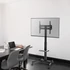 Kép 12/12 - Univerzális TV és monitor tartó mobil állvány polccal, 32-55coll, 35kg Cabletech