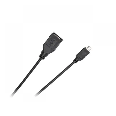 KPO3966-0,2 USB kábel, USB aljzat - micro USB dugó, 20cm