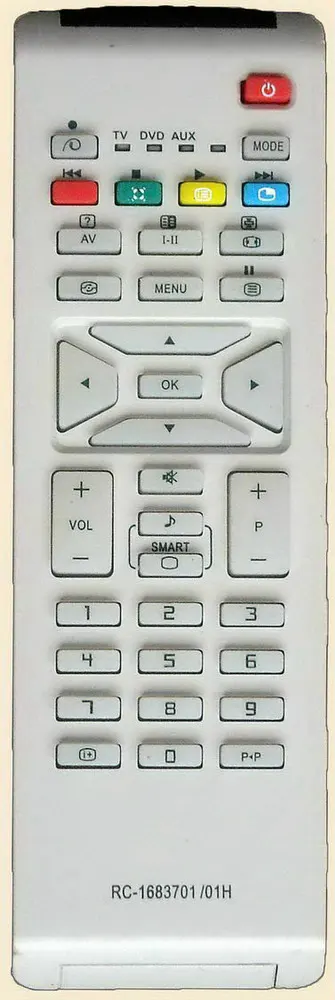 PIL5832A RC1683706/01 Távirányító PHILIPS LCD-hez, utángyártott RC1683701/01