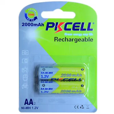 BAT-PK04 PKCELL Ni-Mh Akkumulátor AA 2000mAh 2db/bl.