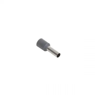 ZLA0923 Érvéghüvely, 4mm2, szürke KR04  /db