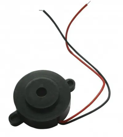 URZ0425T Buzzer FY3215 12V fekete (folyamatos)