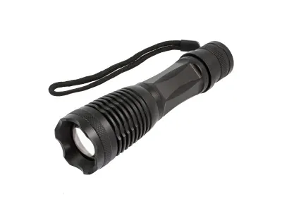 URZ0911B 10W LED elemlámpa/kerékpárlámpa, tölthető, zoom funkció