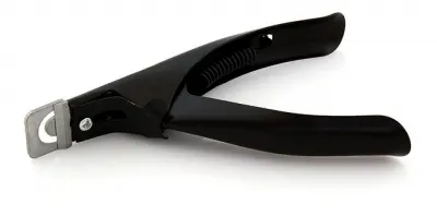 APL0025 * Precíziós,ergonomikus alakú körömvágó (fekete)csipesz