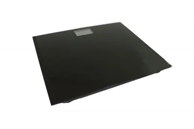 HTS0028 Digitális fürdőszoba mérleg, fekete színű üveg, max. 180kg
