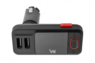 TRANS019 FM Transmitter/USB töltő, USB/MicroSD/Bluetooth/AUX, 719S