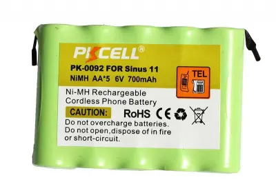 BAT-PK41 PKCELL Ni-Mh R6 6V 700mAh akkumulátor