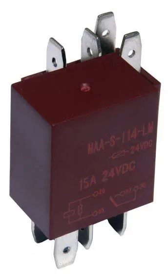 PRE0012A Mini autós relé 24V/15A 4pin