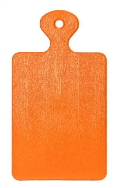 KD002B Műanyag vágódeszka, narancssárga 17x30cm