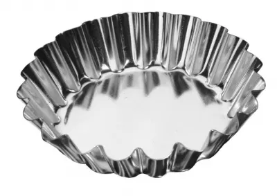 KE047 Muffin sütőforma készlet, 6db-os, rozsdamentes acél, 9cm