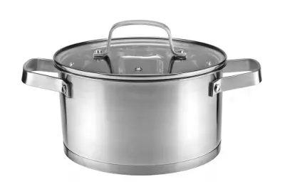KE090C Rozsdamentes fazék üveg fedővel 5,8L/24cm, MAESTRO