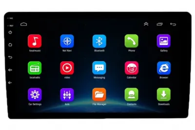 RAD47 Multimédiás autórádió 2DIN, 10coll, GPS, Wi-Fi, Bluetooth, Android 8.1