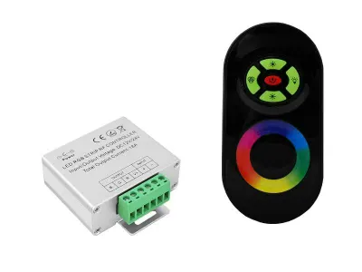 URZ0033F * RGB LED kontroller, rádiófrekvenciás, érintőgombos távirányítóval