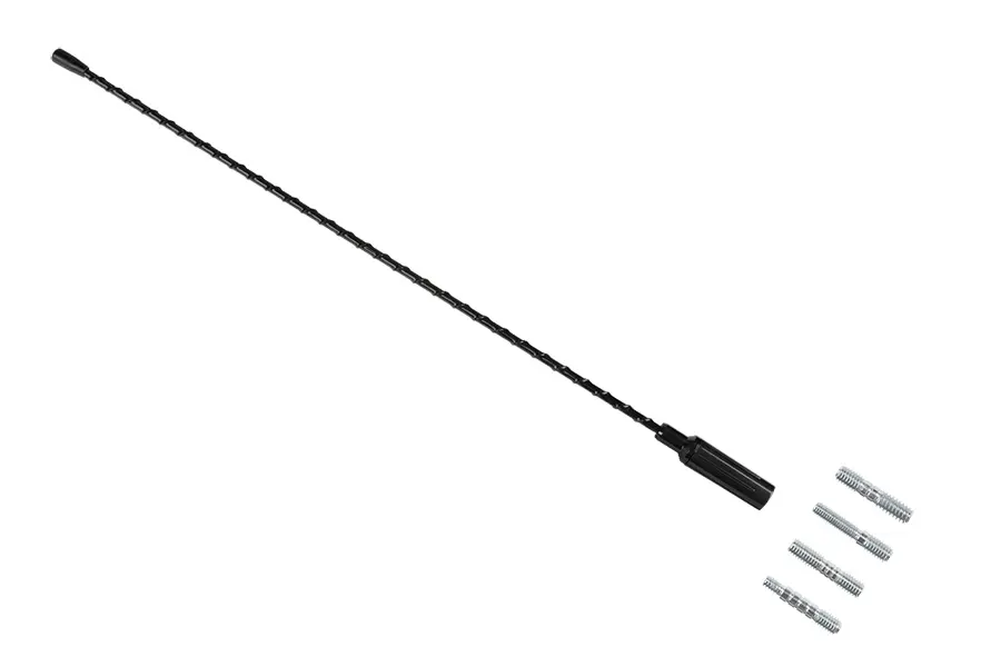 ANT0302 Autó antenna szár, 42cm, 4féle adapterrel, SUNKER M3