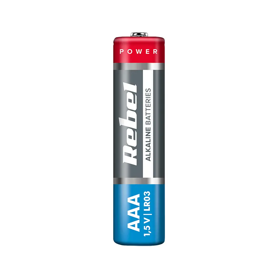 BAT0060 Alkáli elem REBEL AAA LR03 /db