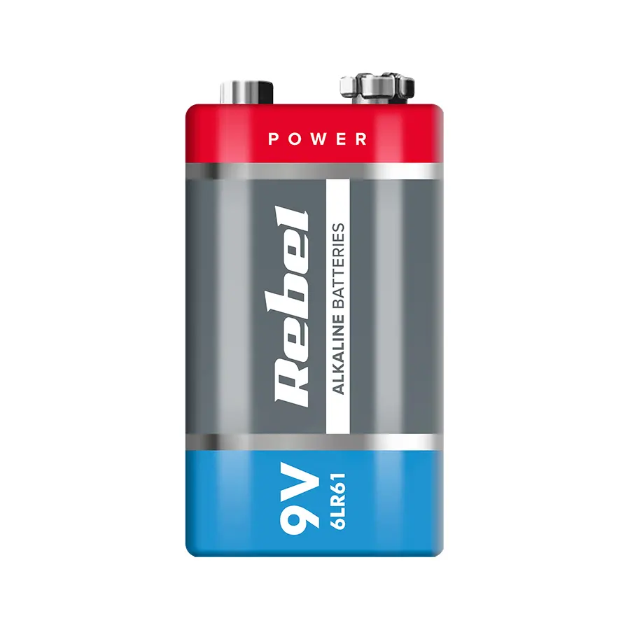 BAT0062 Alkáli elem REBEL 6LR6 9V  /db