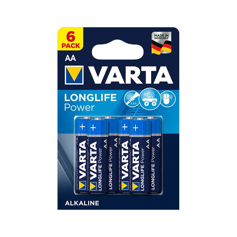 BAT0242 VARTA AA alkáli elem, R06 6db/bliszter