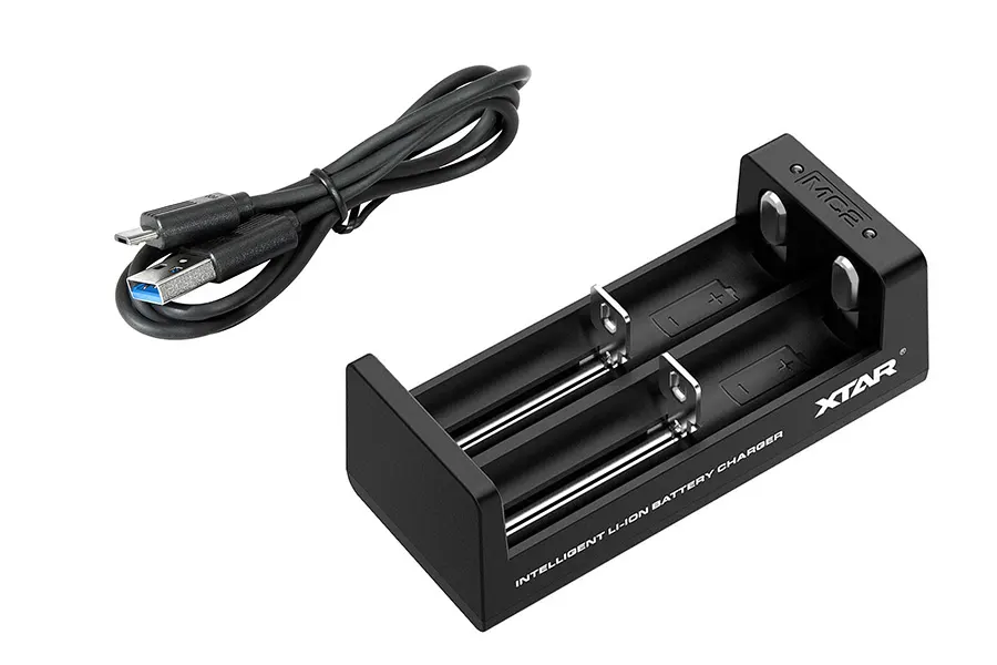 BAT1144 Akkumulátor töltő 18650 Li-Ion 3,7V akkumulátorhoz, 2x18650