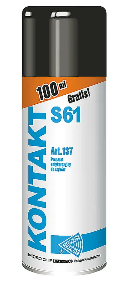 CHE1493 Kontakt S61 Elektronikai tisztító, kenő és korrózió gátló spray, 400ml