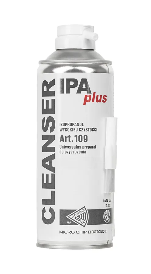 CHE1639 IPA PLUS elektronikai tisztító spray kefével 400ml, MICROCHIP