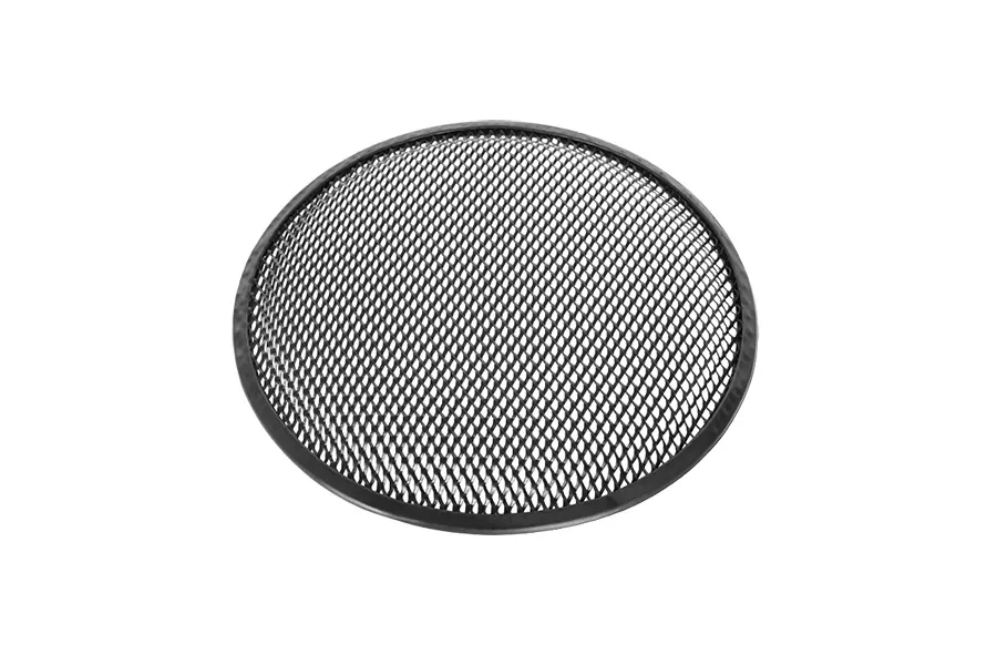 GRL1000 Fém hangszórórács 10cm, sűrű mintával, 1PÁR